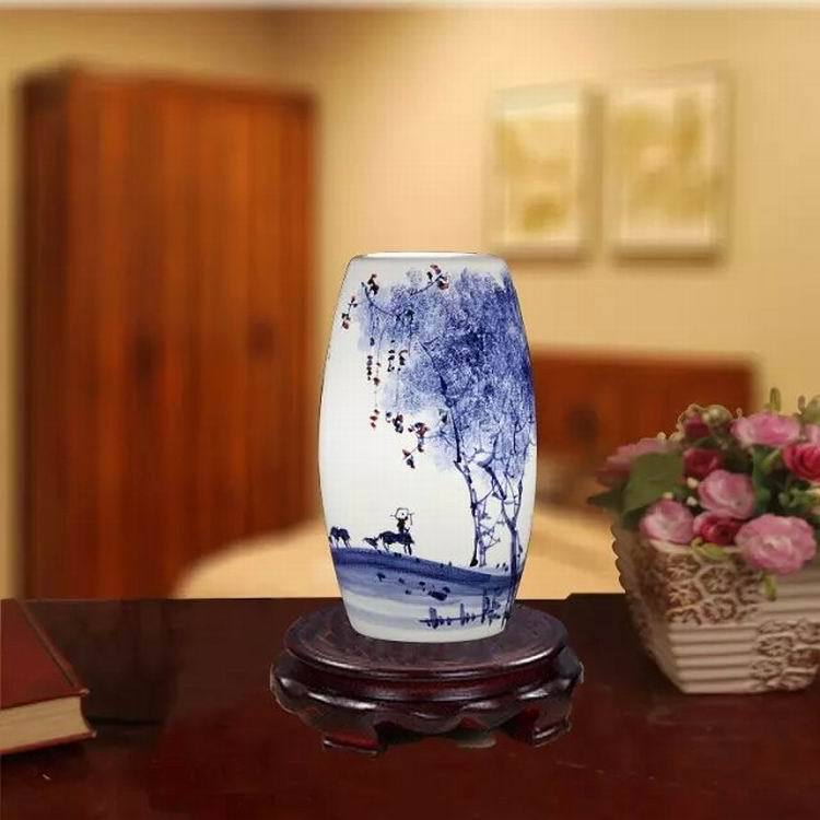 景德鎮臺燈 陶瓷歐式臺燈 創意復古臥室臺燈 現代床頭燈具 薄胎燈批發・進口・工廠・代買・代購