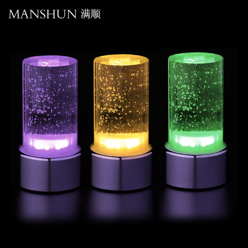 廠傢直銷LED臺燈新奇特插電小夜燈酒吧吧臺燈創意七彩水晶燈工廠,批發,進口,代購