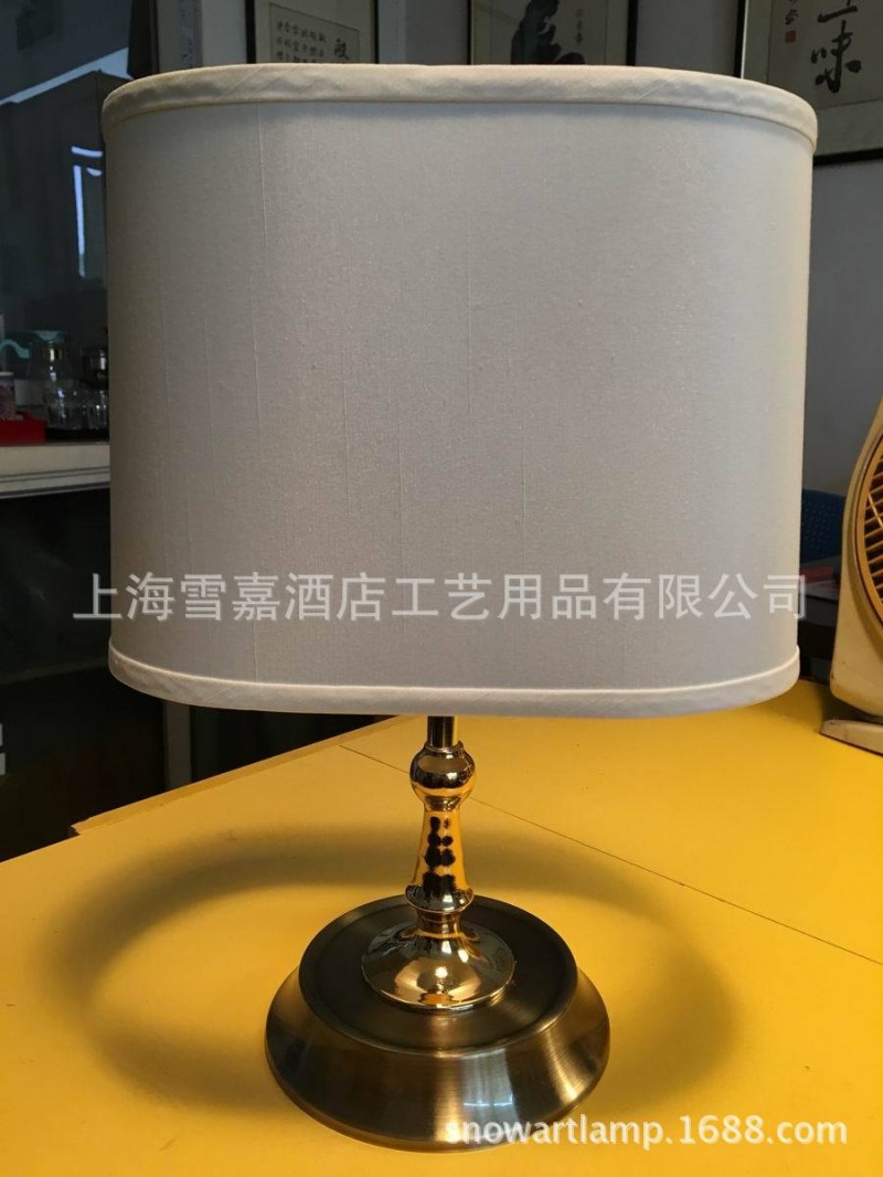 酒店室內辦公桌用金屬裝飾臺燈配佈藝PVC燈罩工廠,批發,進口,代購
