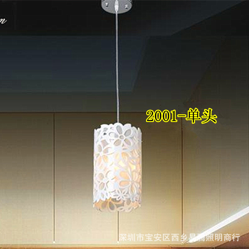 2015新款現代簡約亞克力雕花餐廳led餐吊燈書房臥室過道小吊燈具批發・進口・工廠・代買・代購