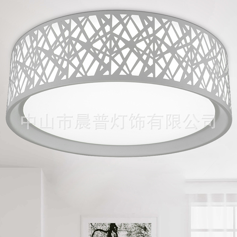 一件起批發LED吸頂燈時尚現代簡約圓形臥室燈無極變光餐廳燈鳥巢批發・進口・工廠・代買・代購