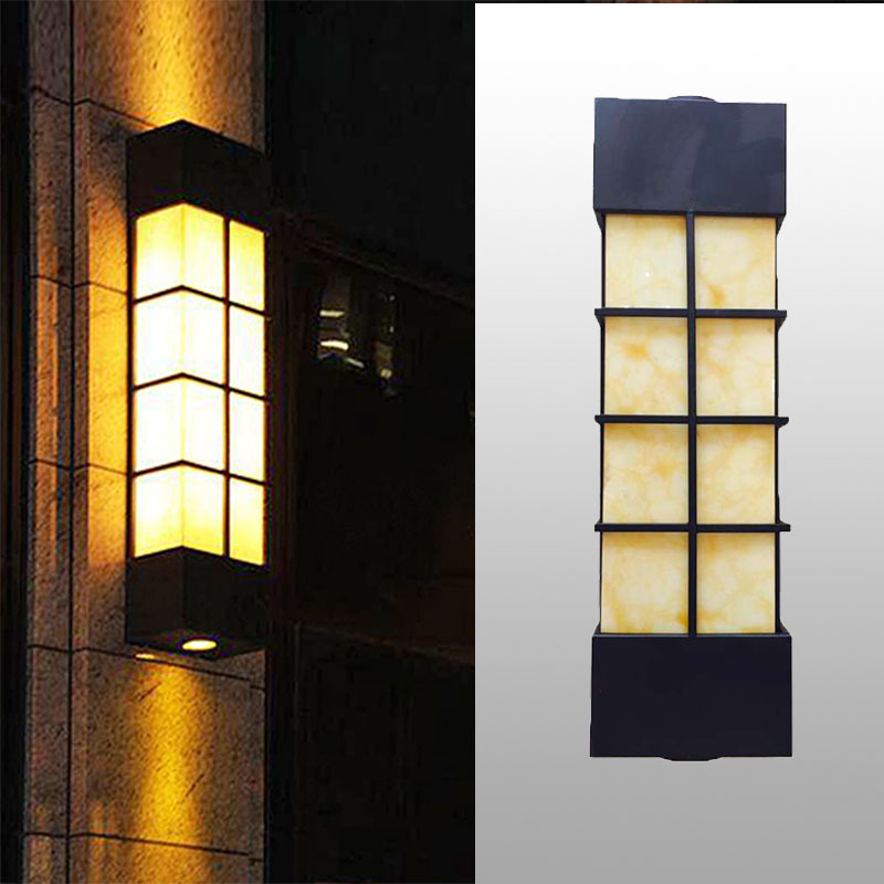 仿雲石高檔中式墻壁燈戶外LED亞克力過道燈吸壁燈《支持定製》工廠,批發,進口,代購