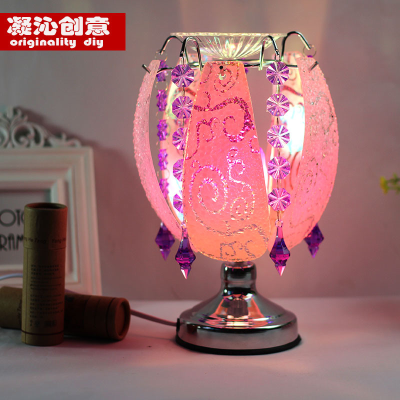 熱銷新鉆石花紋香薰燈 觸摸感應 裝飾臺燈創意禮品 一件代發工廠,批發,進口,代購