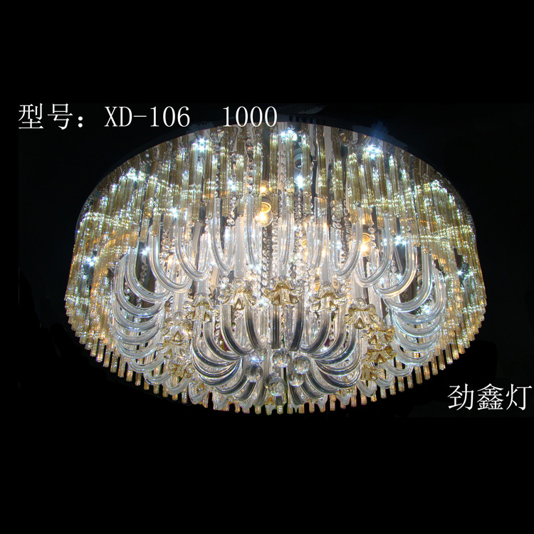 正品豪華客廳吸頂燈傳統黃水晶燈時尚大廳燈酒店大堂燈具簡約現代工廠,批發,進口,代購
