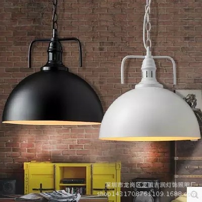 北歐復古懷舊鐵藝火鍋店快餐店飯店酒店餐廳吊燈創意鍋蓋工礦吊燈工廠,批發,進口,代購