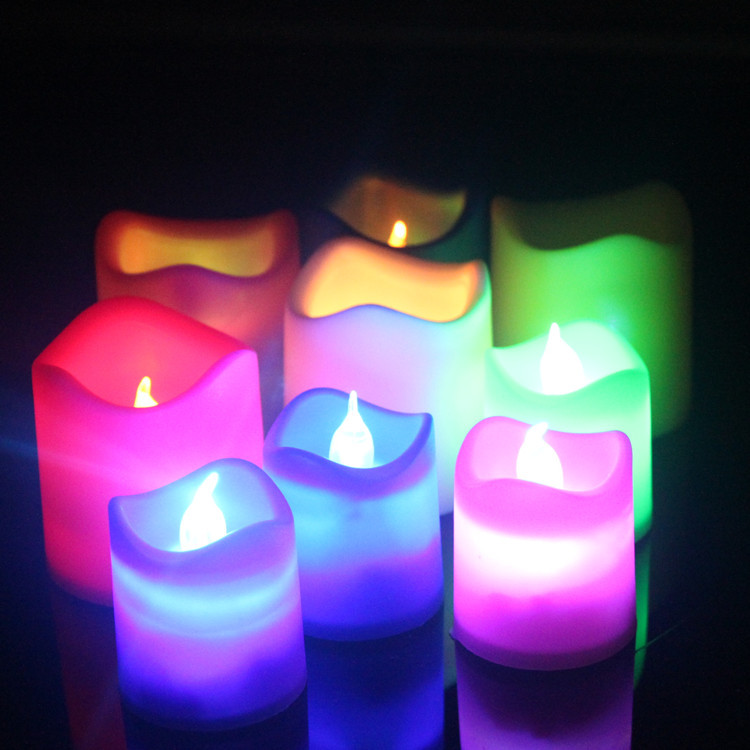 新款LED波浪口電子蠟燭小夜燈 製造浪漫氣氛 婚慶禮物工廠,批發,進口,代購