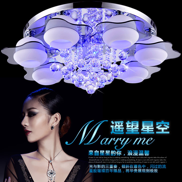 廠傢批發led吸頂燈水晶燈客廳燈現代簡約臥室燈創意燈具燈飾X102工廠,批發,進口,代購