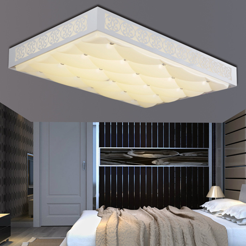 LED吸頂燈現代簡約客廳燈長方形臥室書房餐廳燈大氣創意鋁材燈具工廠,批發,進口,代購