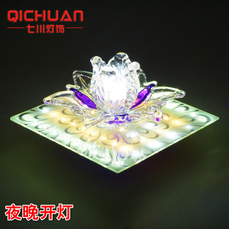 時尚現代燈具現代簡約天花燈led水晶吸頂燈走廊過道吸頂燈批發批發・進口・工廠・代買・代購