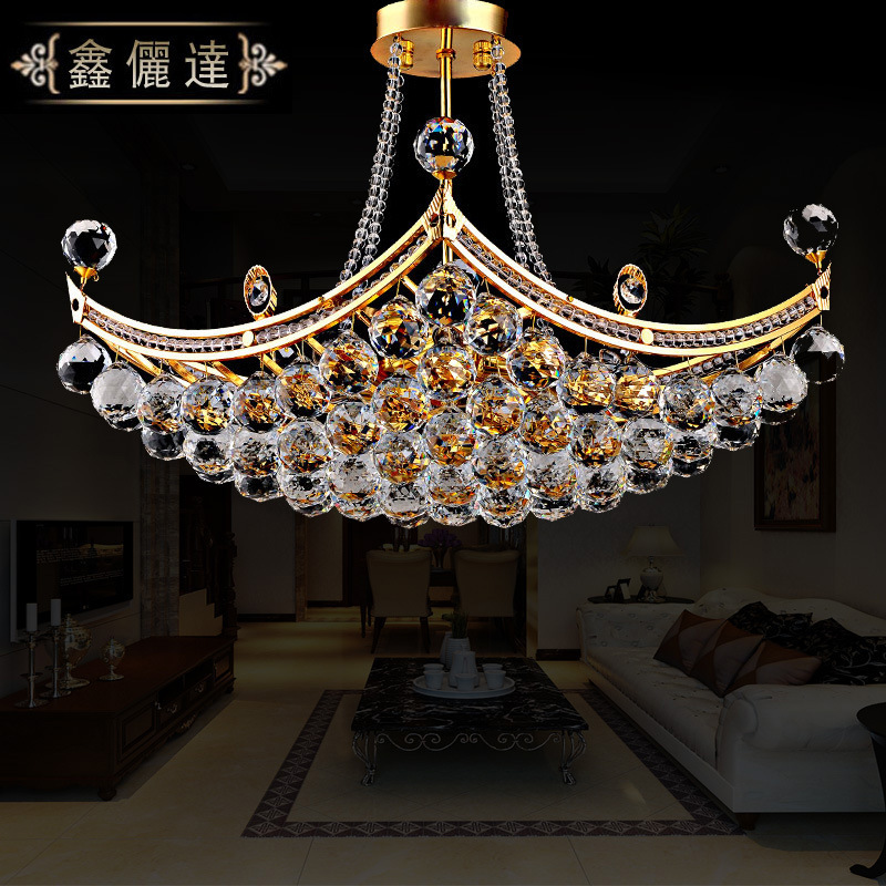 新款餐廳吊燈 現代客廳吊燈 創意船型水晶吊燈具廠傢直銷現貨批發工廠,批發,進口,代購