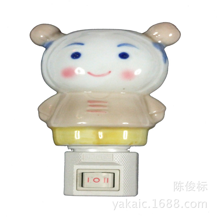 創意燈小夜燈.陶瓷LED小夜燈,節能小夜燈。054房子節能小夜燈工廠,批發,進口,代購