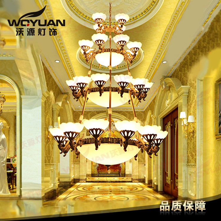 廠傢熱銷 大吊燈 歐式仿古酒店工程燈吊燈 新款歐式四層豪華吊燈工廠,批發,進口,代購