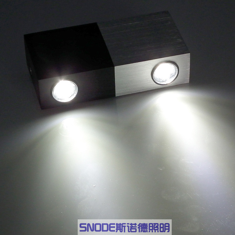 3WLED壁燈臥室客廳電視背景墻裝飾鋁材射燈壁畫彩色射燈全套批發・進口・工廠・代買・代購