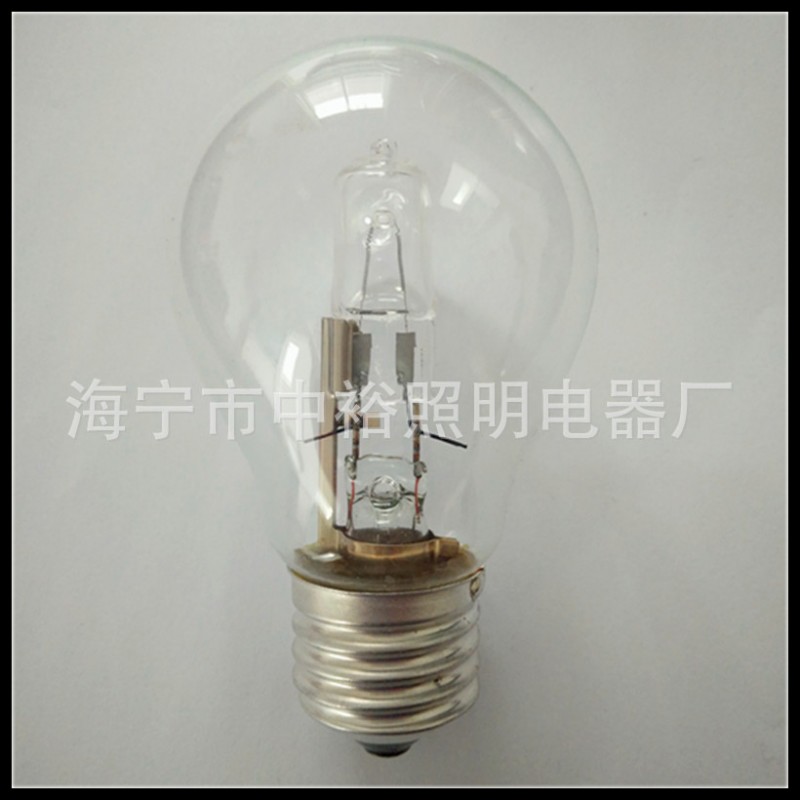 庫存處理A60透明鹵素燈泡 透明A60 E27鋁燈頭 220-240V 52W/70W工廠,批發,進口,代購