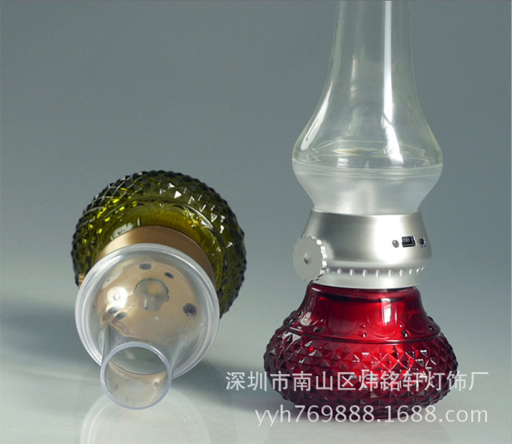 懷舊LED煤油吹控燈 復古移動新款臺燈 婚慶禮品燈  周年慶紀念品工廠,批發,進口,代購