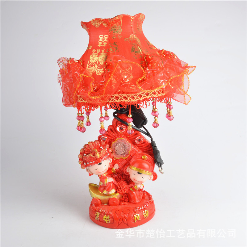 婚禮臺燈 喜結良緣LED婚慶臥室床頭燈飾 結婚禮物佈藝臺燈混批批發・進口・工廠・代買・代購