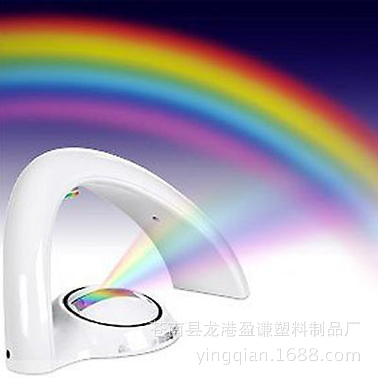 廠傢熱銷 rainbow light 七彩小夜燈 彩虹投影電子燈 彩虹燈批發・進口・工廠・代買・代購