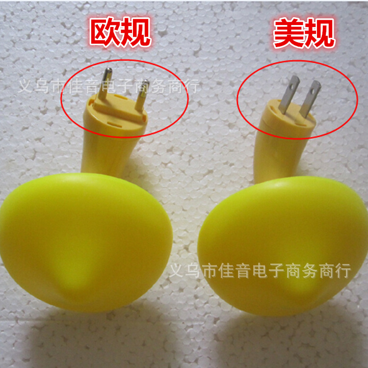 光控蘑菇小夜燈 led光感應小夜燈 臥室床頭節能小夜燈黃燈歐美規批發・進口・工廠・代買・代購