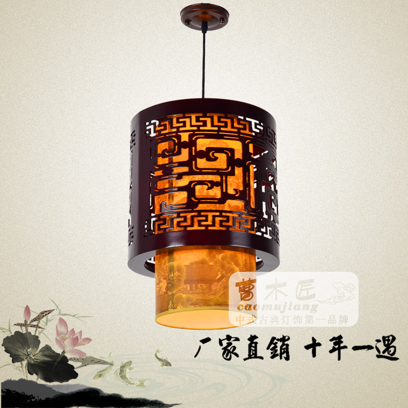 古典現代中式吊燈 木藝燈 酒店工程燈 茶樓燈 LED燈8059批發・進口・工廠・代買・代購