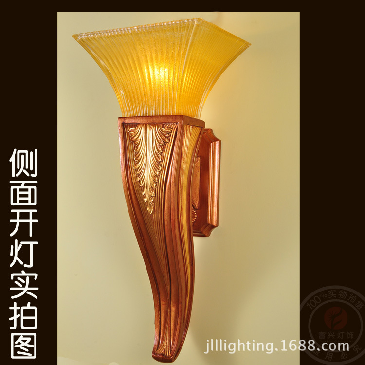 高檔歐式古典樹脂壁燈酒店工程別墅走廊壁燈傢裝客廳臥室過道壁燈批發・進口・工廠・代買・代購