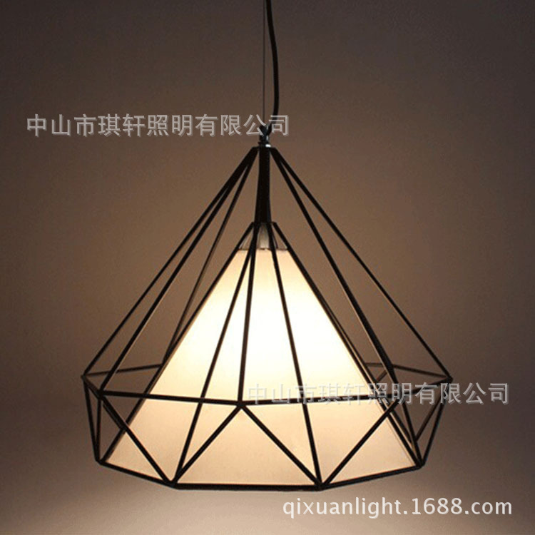鐵線工藝燈罩中式鉆石燈燈罩工業風燈罩美式鄉村燈罩佈罩批發・進口・工廠・代買・代購