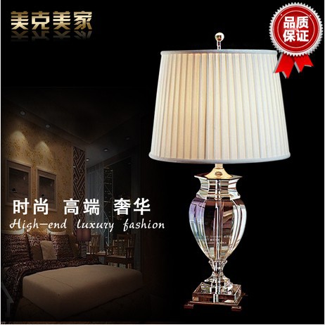 美克美傢 臥室水晶臺燈歐式床頭燈一件代發古鎮水晶臺燈批發2016批發・進口・工廠・代買・代購