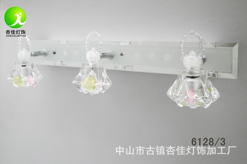 LED鏡前燈批發  鏡櫃燈 玻璃鏡前燈 型號【6128-3】工廠,批發,進口,代購