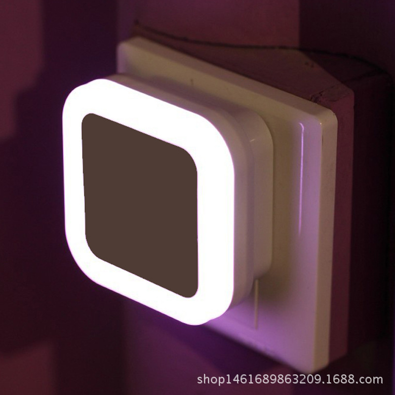 銀之優品創意光控LED小夜燈感應燈節能插電寶寶床頭燈壁燈工廠,批發,進口,代購