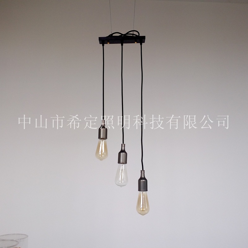 吧臺吊燈 新品美式復古工業風鋁合金白熾燈 DIY個性餐廳吊燈批發工廠,批發,進口,代購