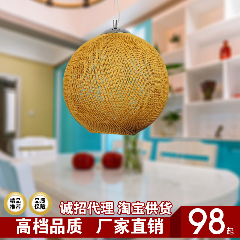 現代創意簡約手工紙繩吸頂燈客廳餐廳吊燈臥室吊燈KPW0008工廠,批發,進口,代購