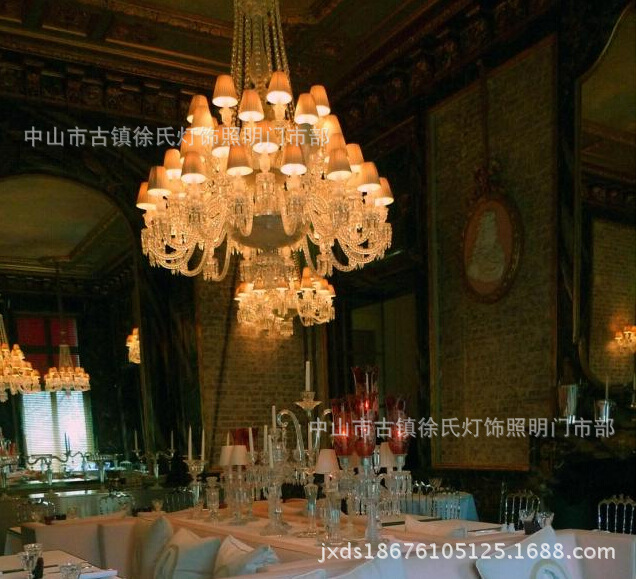 原創巴卡拉Baccarat品質水晶吊燈樓梯45頭吊燈復式樓梯水晶吊燈批發・進口・工廠・代買・代購
