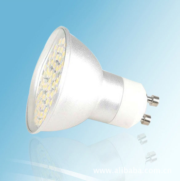 廠傢直銷特價GU10,60SMD,LED貼片鋁杯加玻璃蓋批發・進口・工廠・代買・代購