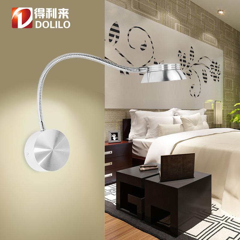 LED明裝射燈簡約鋁材5W壁燈LED床頭燈M025工廠,批發,進口,代購