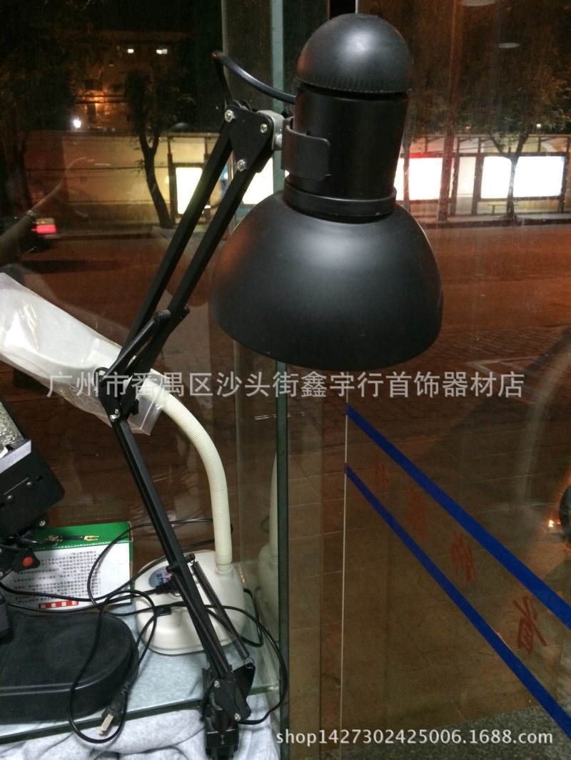 黑色伸縮臺燈 不含燈泡 首飾器材 打金工具工廠,批發,進口,代購