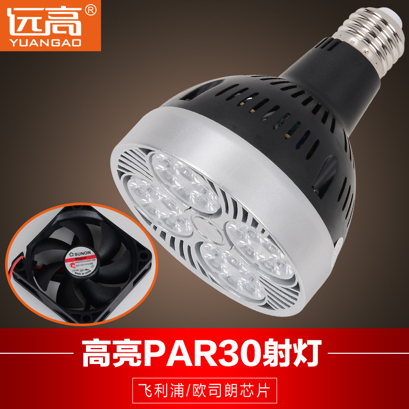 遠高 led par30光源24W35W40瓦替換PAR30燈泡金鹵燈70W軌道射燈工廠,批發,進口,代購