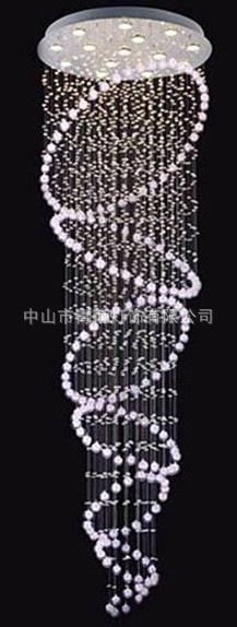 復式樓梯燈 超密K9水晶燈 樓梯燈吊燈 螺旋水晶吊線燈批發・進口・工廠・代買・代購