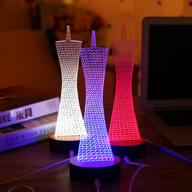 火爆新品 創意3D立體小夜燈 三維LED發光板批發工廠,批發,進口,代購
