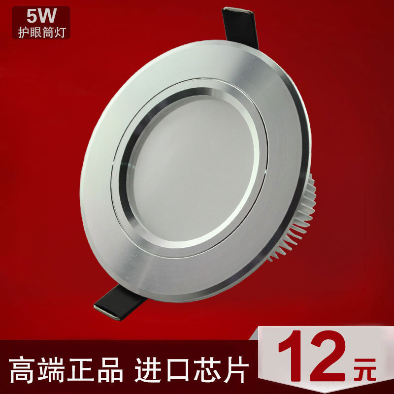 LED筒燈 護眼筒燈LED天花燈5W 中山廠傢批發 1005工廠,批發,進口,代購