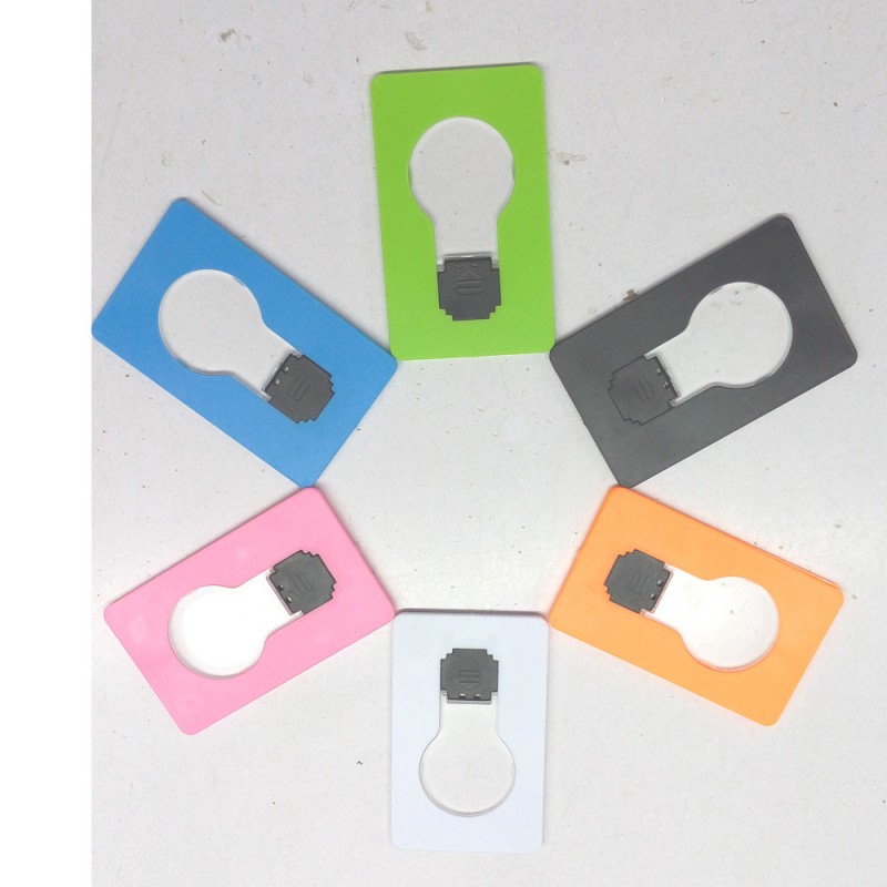 卡片燈雙燈雙泡帶電池led卡片燈 信用卡燈禮品燈超薄卡片led燈卡工廠,批發,進口,代購