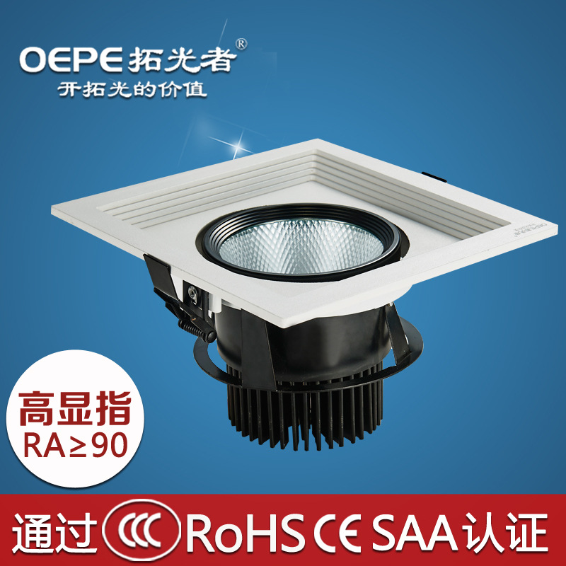 LED雙頭格柵燈 雙頭格柵燈  廠傢直銷格柵燈 COB20w25W鬥膽格柵燈批發・進口・工廠・代買・代購