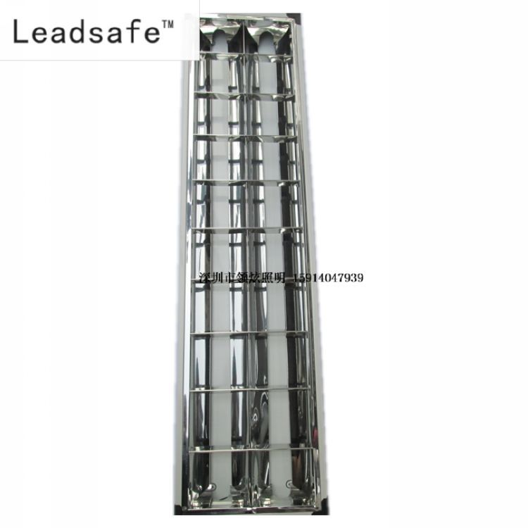 LED格柵燈盤300*1200雙管嵌入式LED格柵燈2X18W明裝燈盤辦公工程批發・進口・工廠・代買・代購