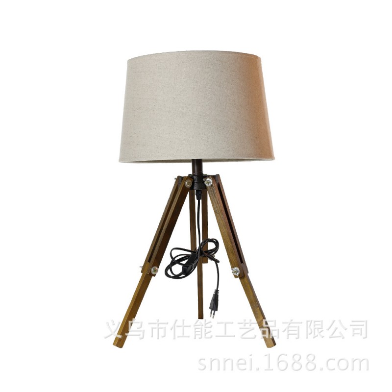 SDL0986可調節升降三腳架 貝拉臺燈 創意臥室實木燈具 柔和燈光批發・進口・工廠・代買・代購