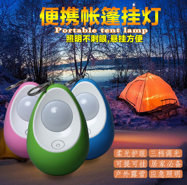熱銷LED創意小夜燈便攜戶外露營燈 個性帳篷燈USB充電小燈一 代發批發・進口・工廠・代買・代購