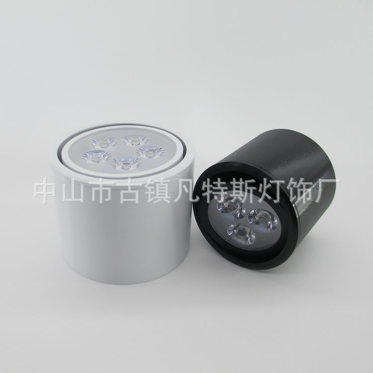 LED明裝射燈 免開孔可調角度明裝筒燈 汽車美容店吸頂式天花筒燈工廠,批發,進口,代購