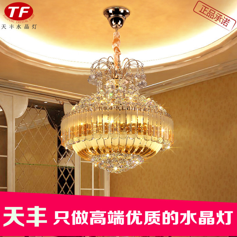 TF天豐水晶燈飾 歐式LED水晶餐吊燈傢裝休閒娛樂工程臥室餐廳燈具工廠,批發,進口,代購