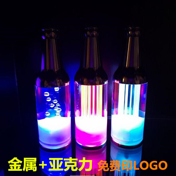 新款led充電酒吧臺燈酒瓶燈創意小夜燈咖啡廳清吧桌燈水晶吧臺燈批發・進口・工廠・代買・代購