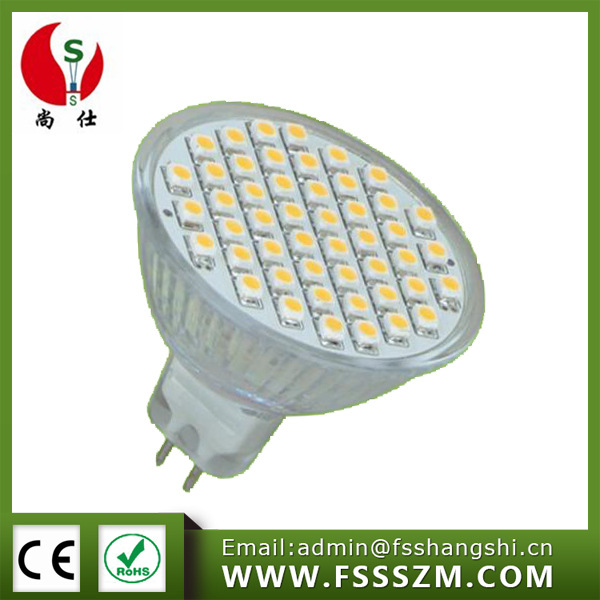 廠傢批發 MR16 48珠 貼片LED玻璃燈杯 12V 220V 110V GU10 JDR批發・進口・工廠・代買・代購