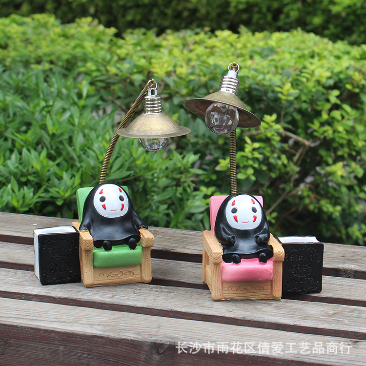 千與千尋無臉男小夜燈 創意樹脂工藝禮品生日禮物　新款傢居擺件工廠,批發,進口,代購