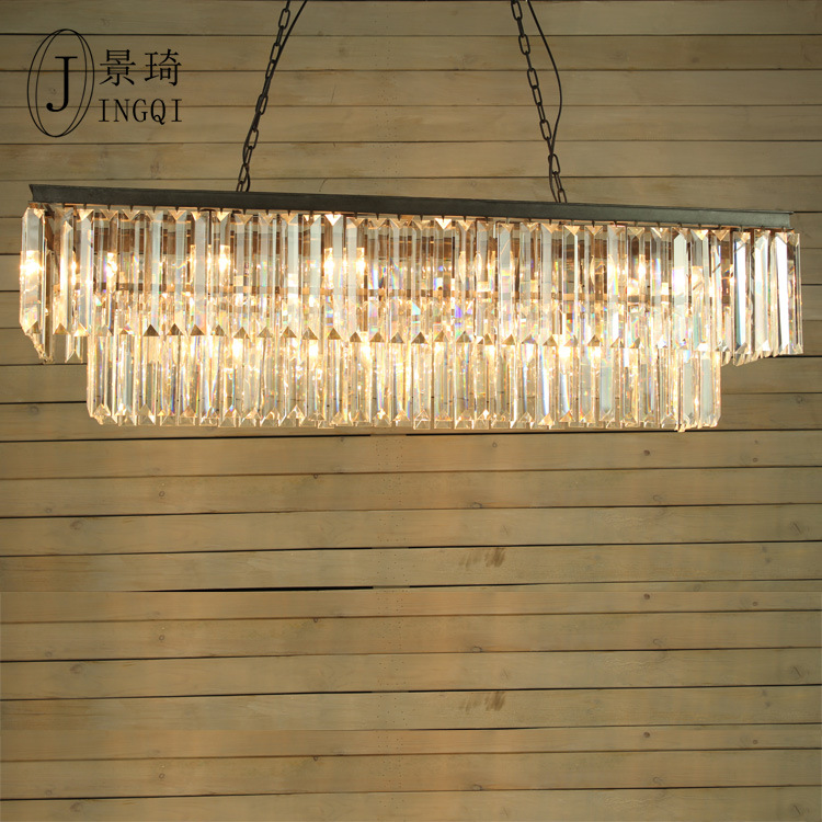 景琦 北歐美式鄉村LOFT創意客廳餐廳酒店別墅工程高檔水晶吊燈批發・進口・工廠・代買・代購