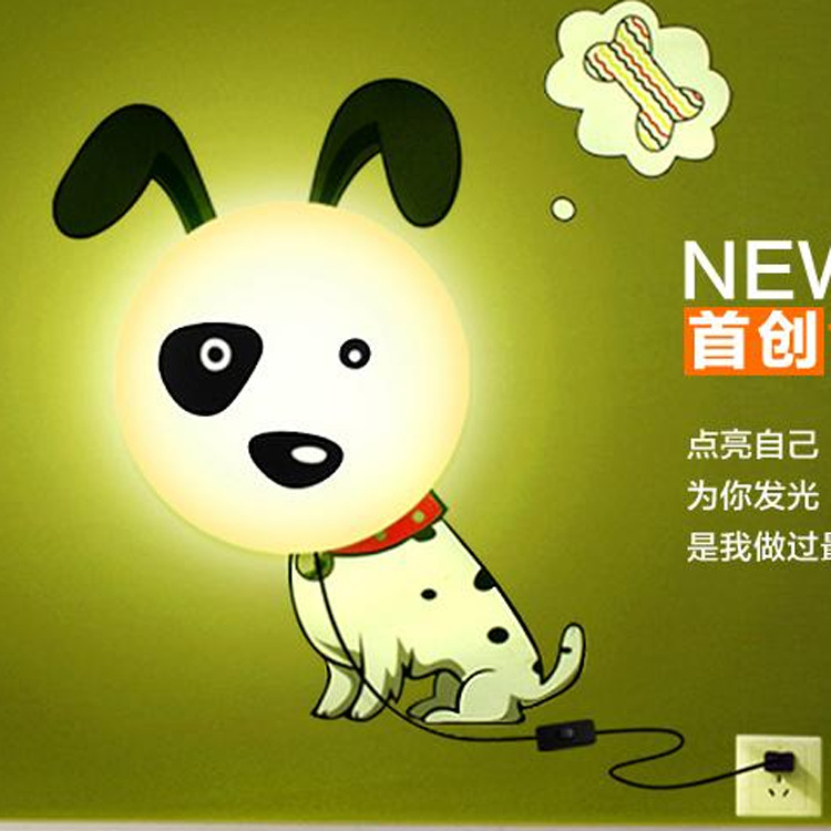 創意DIY花顏墻紙壁燈 趣味氛圍燈節能小夜燈 兒童臥房裝飾床頭燈批發・進口・工廠・代買・代購